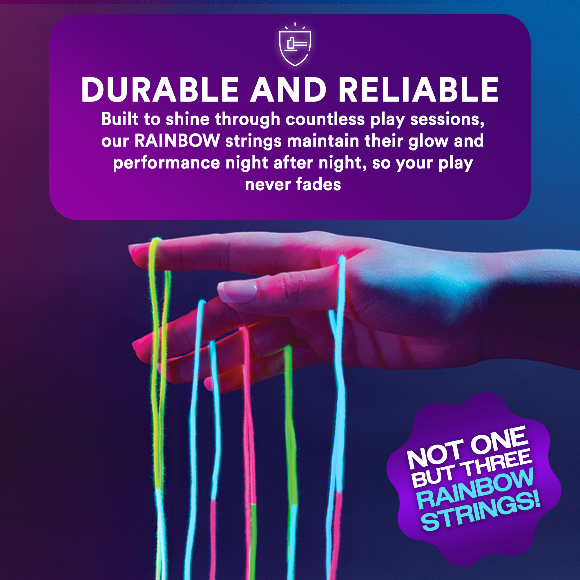 FREE UltraGlow™ RAINBOW String Pack